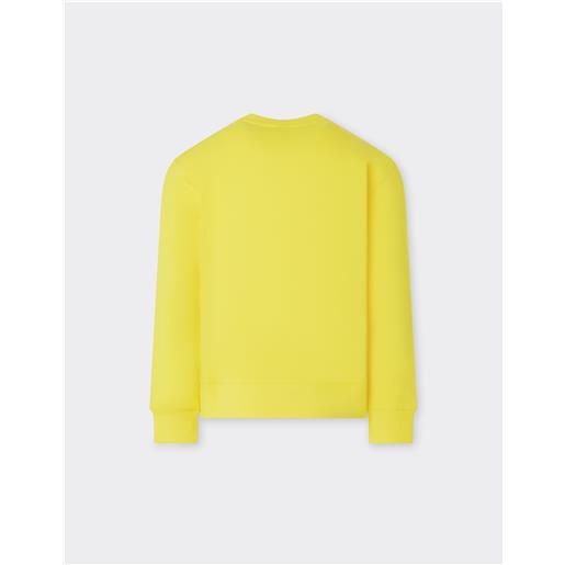 Ferrari felpa leggera con logo Ferrari - giacche e felpe giallo modena 2y