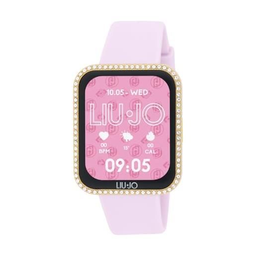 Liu Jo Jeans liu jo - smartwatch da donna in gomma - mini slim swlj167 - display da 1.65 amoled - compatibilità con ios e android - funzione fitness - chiamata vocale tramite dispositivo - impermeabile ip67