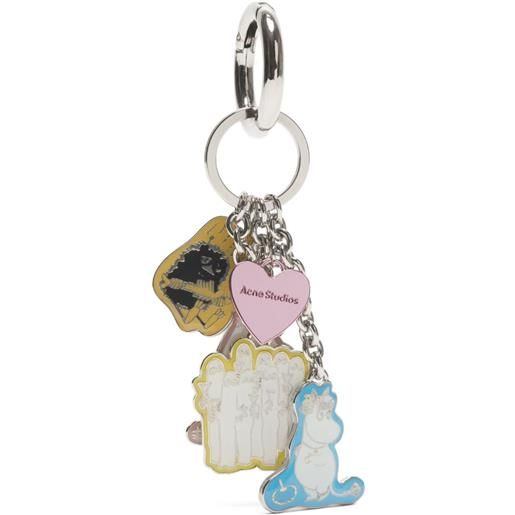 Acne Studios portachiavi con ciondolo - argento