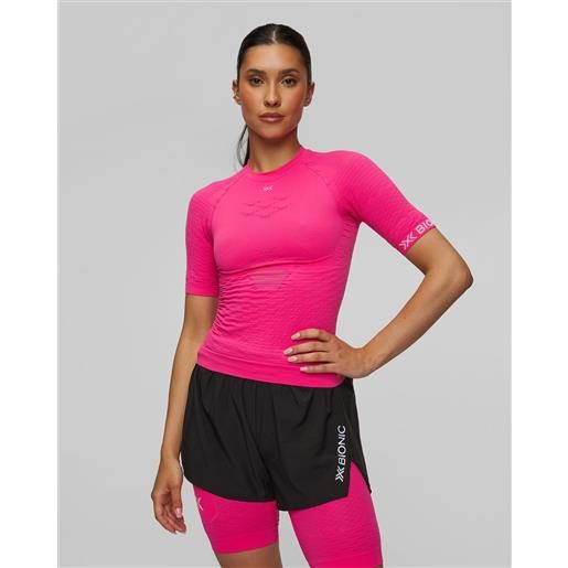 X-Bionic maglia da corsa da donna x-bionic effektor shirt rosa