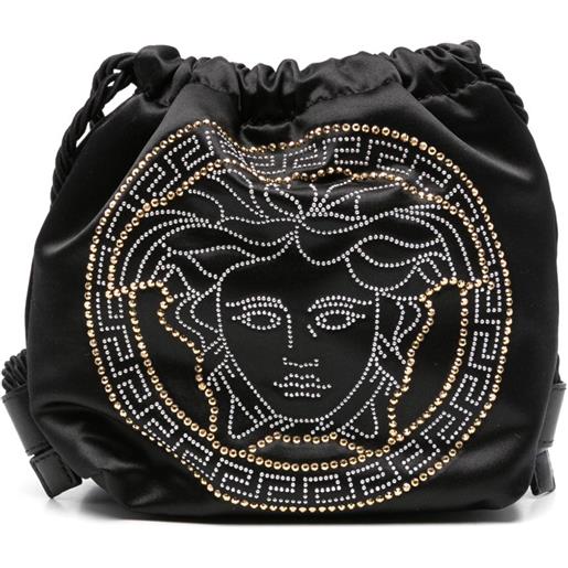 Versace Kids zaino con motivo medusa - nero