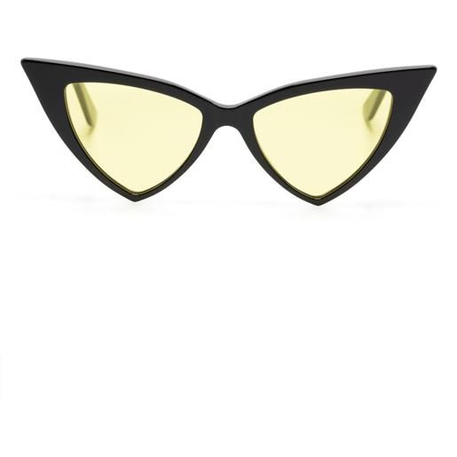 Alexander McQueen Eyewear occhiali da sole cat-eye - nero