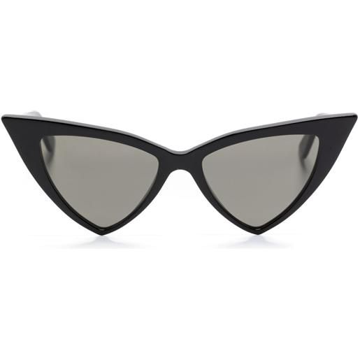 Alexander McQueen Eyewear occhiali da sole cat-eye - nero