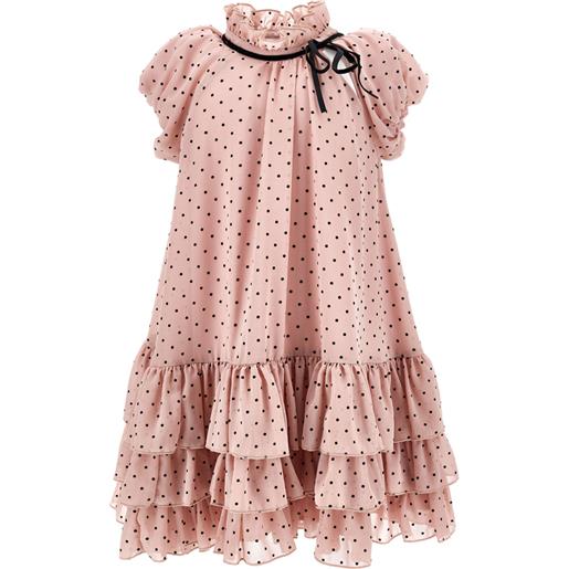 Monnalisa vestito pois e rouches