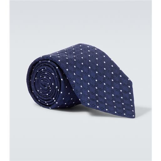 Brunello Cucinelli cravatta in jacquard di seta