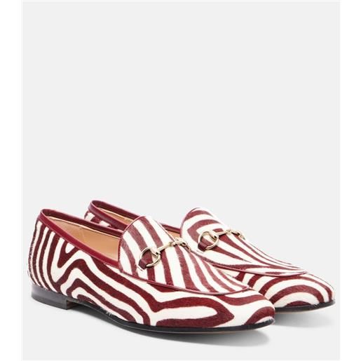 Gucci mocassini jordaan horsebit in cavallino