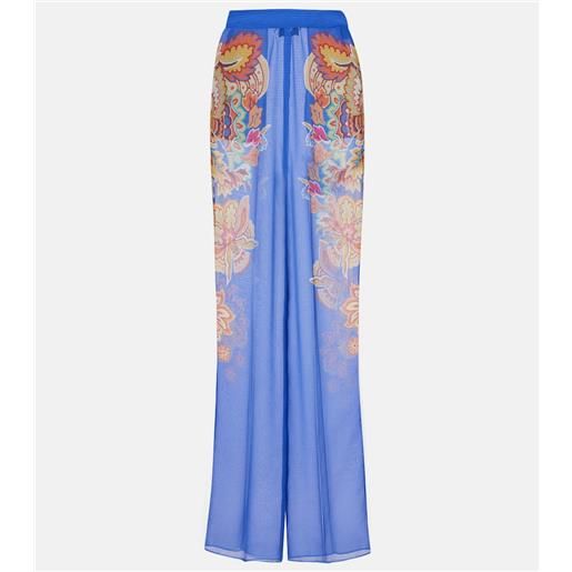 Etro pantaloni a gamba larga con stampa