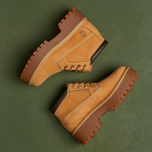 Timberland - stivale impermeabile con plateau stone street da donna in giallo, donna, giallo, taglia: 36