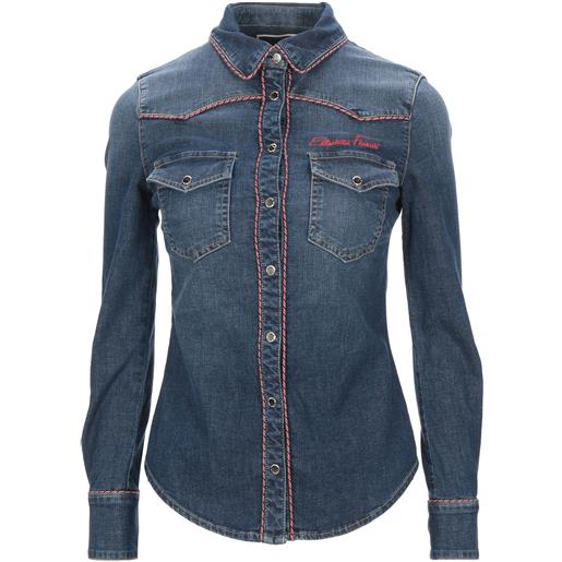 ELISABETTA FRANCHI - camicia di jeans