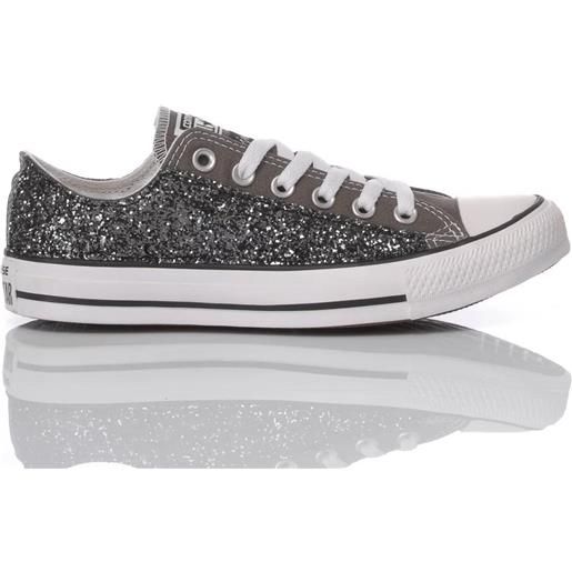 Converse ox total grey