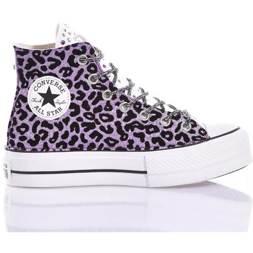 Converse platform leo purple