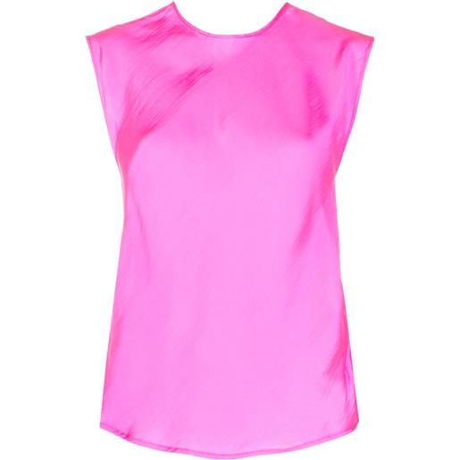 Forte Forte blusa smanicata - rosa