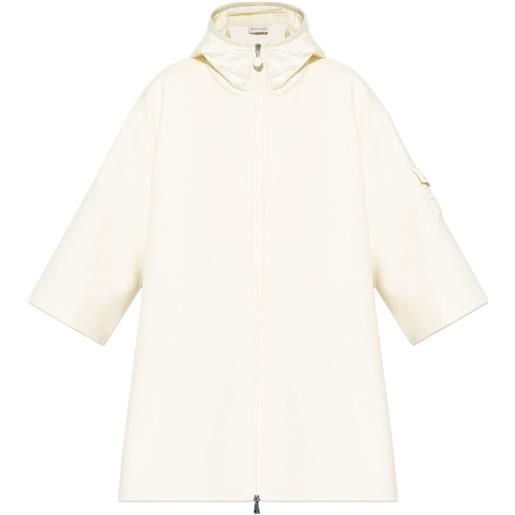 Moncler mantella con cappuccio - toni neutri