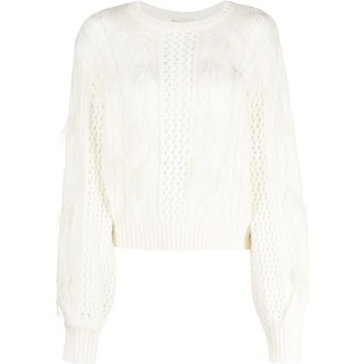 TWINSET maglione - bianco