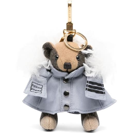 Burberry portachiavi thomas bear - blu
