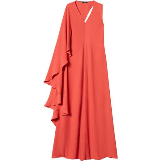 TWINSET abito con mantella - rosso