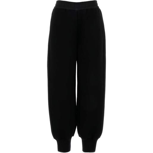Jil Sander pantaloni sportivi con vita elasticizzata - nero