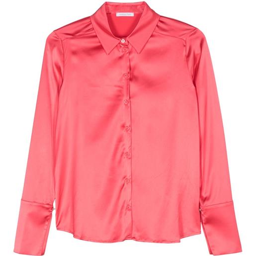 Patrizia Pepe camicia con colletto ampio - rosa