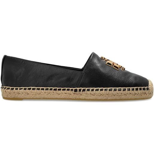 Tory Burch espadrilles con decorazione - nero