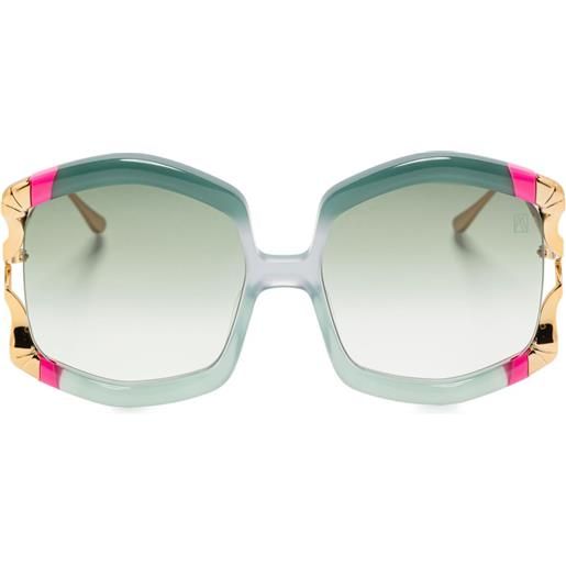 ANNA-KARIN KARLSSON occhiali da sole la vie en rose - verde