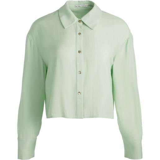 alice + olivia camicia finely - verde