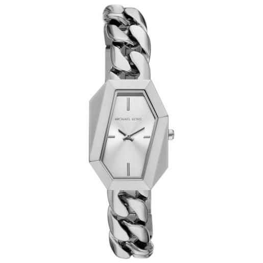 Michael Kors orologio da donna analogico al quarzo, taglia unica, argento 32029925, argento, misura unica, moderno