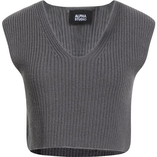 ALPHA STUDIO - maglia gilet