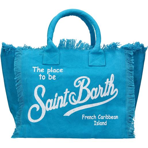 MC2 SAINT BARTH borsa mare mc2 st. Barth tinta unita azzurra