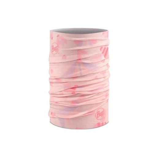 Buff scaldacollo stretch rosa unisex bambini