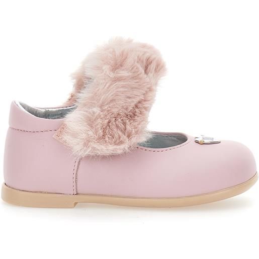 Monnalisa ballerina con pelliccia cuore