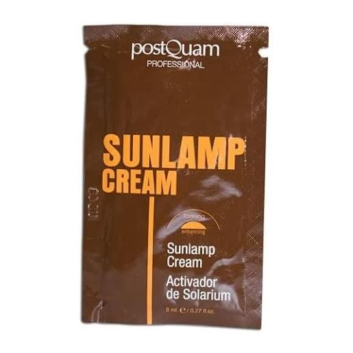 Post. Quam - acceleratore abbronzatura uva - adatto per uso solarium e cabina | formato monodose da 100 bustine x 8 ml