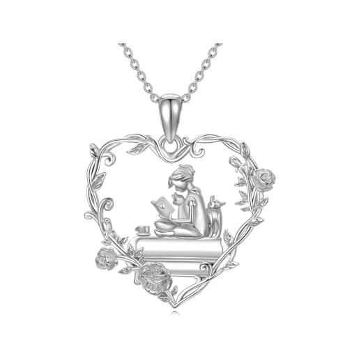 YFN Orecchini A Libro In Argento 925: Gioiello Per Amanti Dei Libri E Della Lettura - Regalo Ideale Per Donne E Ragazze