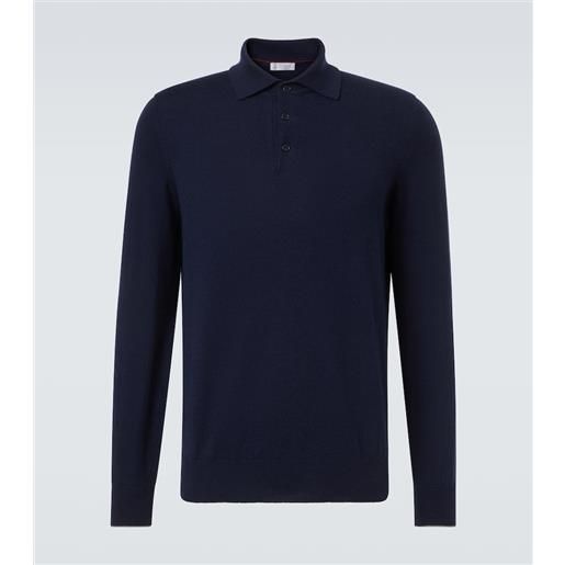 Brunello Cucinelli polo in cashmere