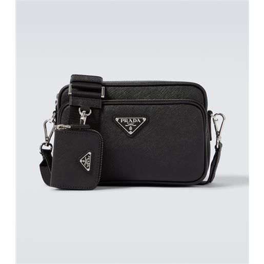 Prada borsa a spalla in pelle saffiano