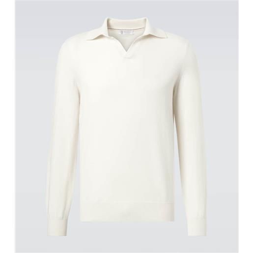 Brunello Cucinelli polo in cashmere