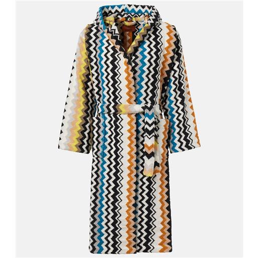 Missoni accappatoio in spugna di cotone