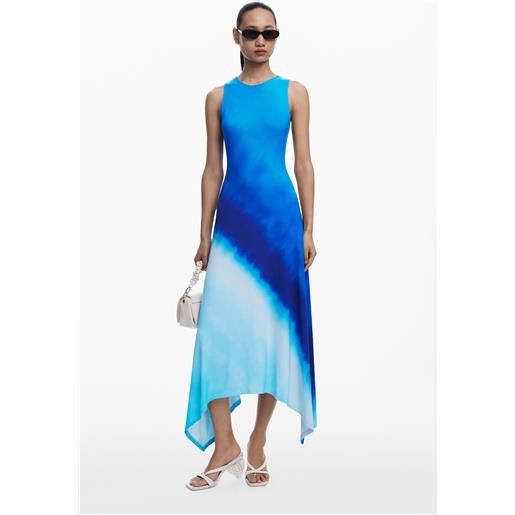 Desigual abito arricciato tie-dye