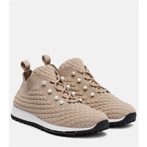 Jimmy Choo sneakers veles con perle bijoux