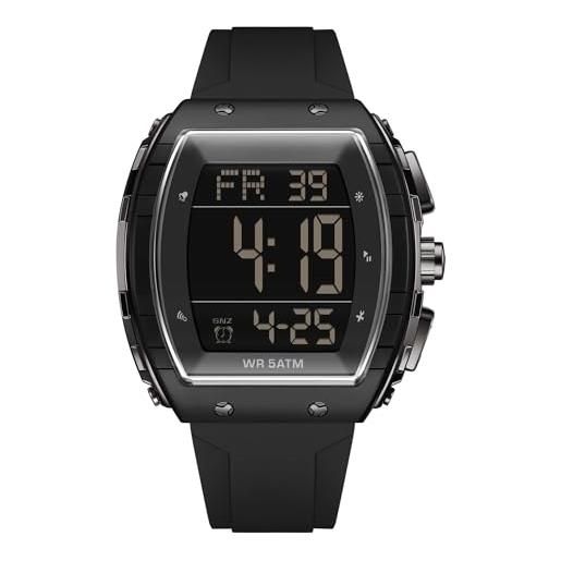 Findtime Orologio Digitale Uomo: Grande Display LED, Sveglia E Cronometro - 3