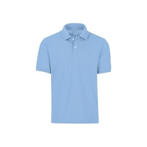 Trigema damen polo-shirt deluxe piqué, blu (blu 046), xxxl donna