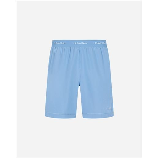 Calvin klein sport woven 7 m - pantaloncini - uomo - azzurro