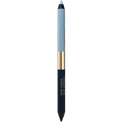 Estee Lauder smoke and brighten kajal eyeliner duo marine/sky blue matita occhi cremosa doppia punta 1 gr kajal