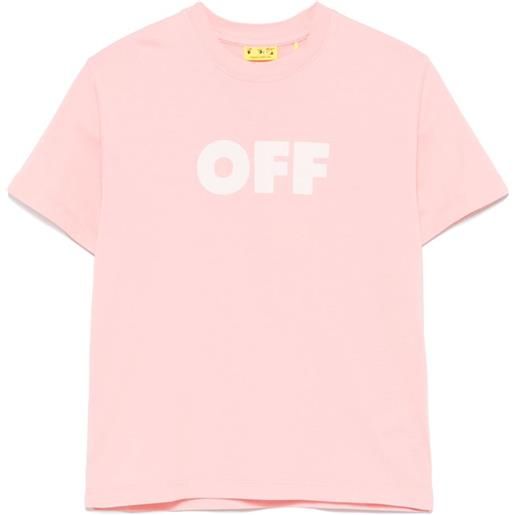 Off-White Kids t-shirt con stampa - rosa