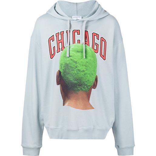 Ih Nom Uh Nit felpa chicago con stampa - blu