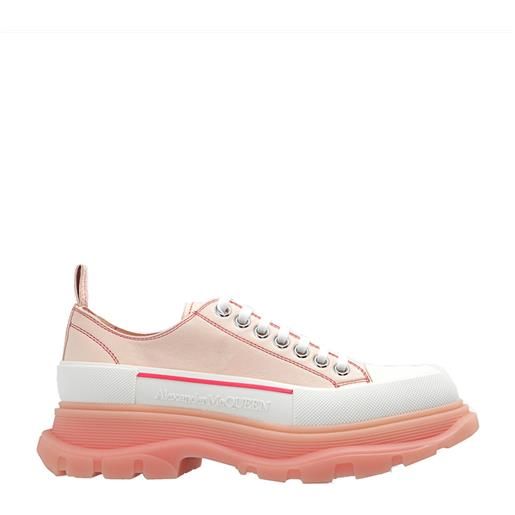 Alexander mcqueen tread slik leather sneakers