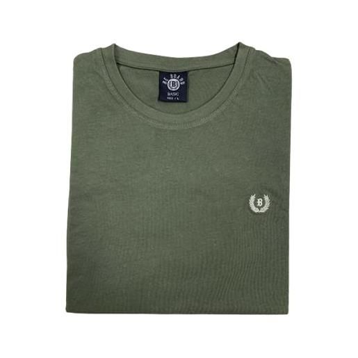 Maglia mezza manica Be Board, taglie forti, in Jersey, tinta unita con logo