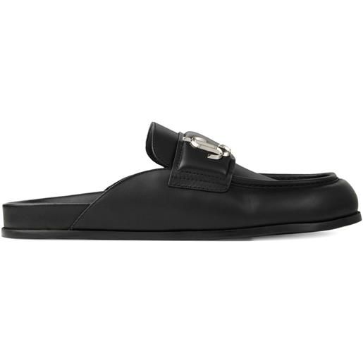 Jimmy Choo slippers milo in pelle - nero