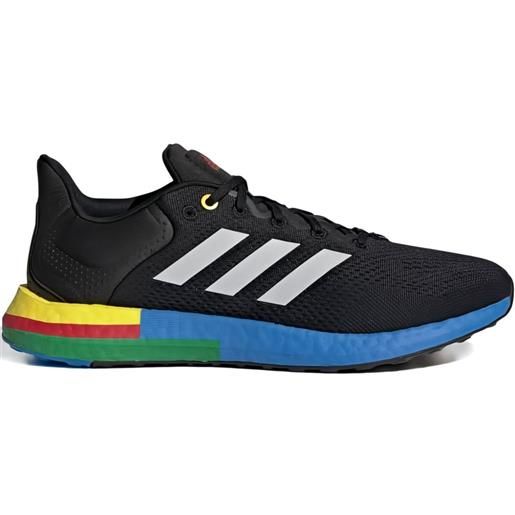 adidas sneakers pureboost 21 "black/blue/green/yellow/red" - nero
