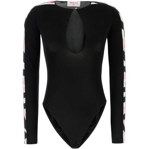 PUCCI body con design cut-out - nero
