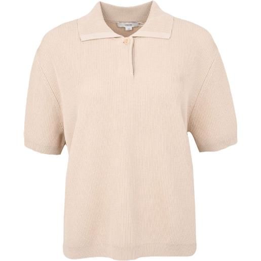 Vince polo a coste - toni neutri